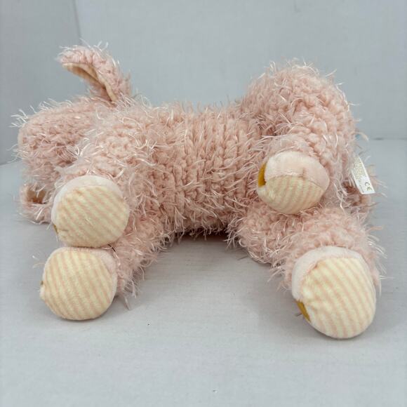 Bunnies By The Bay Pink Piggy Plush Pig Stuffed Animal Toy 12 Inch Shaggy Fuzzy - Picture 5 of 9